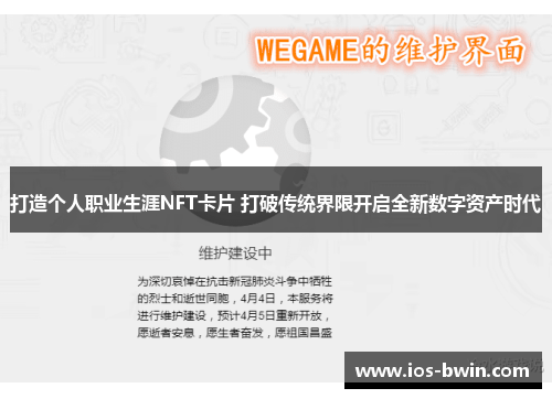 打造个人职业生涯NFT卡片 打破传统界限开启全新数字资产时代