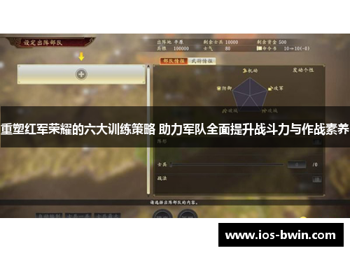 重塑红军荣耀的六大训练策略 助力军队全面提升战斗力与作战素养