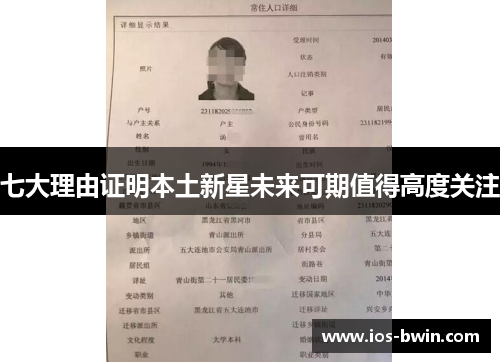 七大理由证明本土新星未来可期值得高度关注