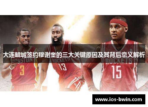 大连鲲城签约穆谢奎的三大关键原因及其背后意义解析