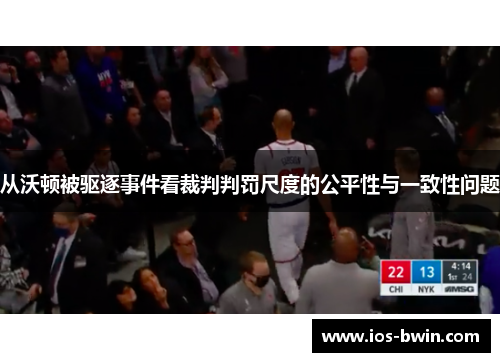 从沃顿被驱逐事件看裁判判罚尺度的公平性与一致性问题
